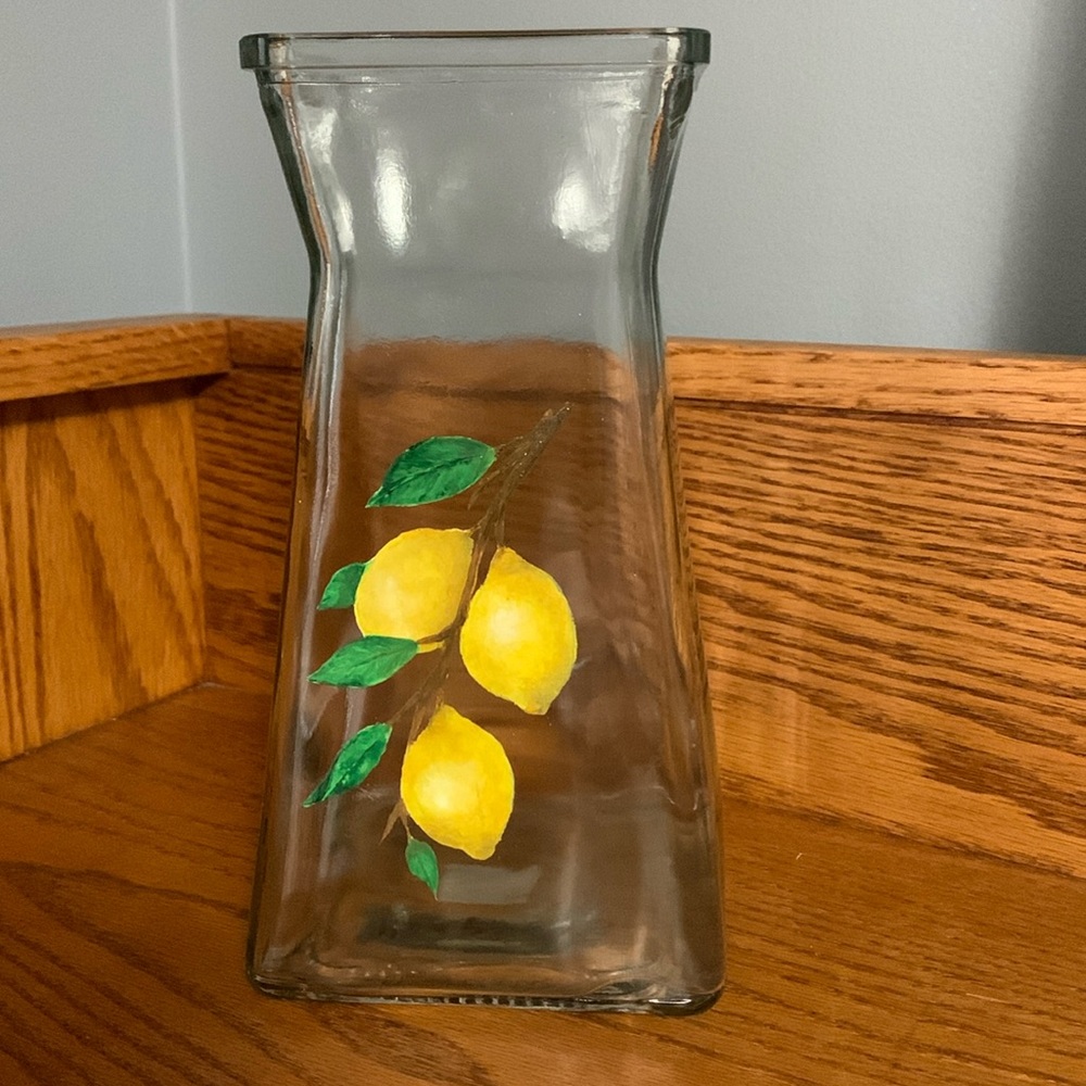 Hand painted vase